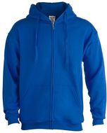 Urheilutakki Adult Hooded + Zipper Sweatshirt "keya" SWZ280, sininen liikelahja logopainatuksella